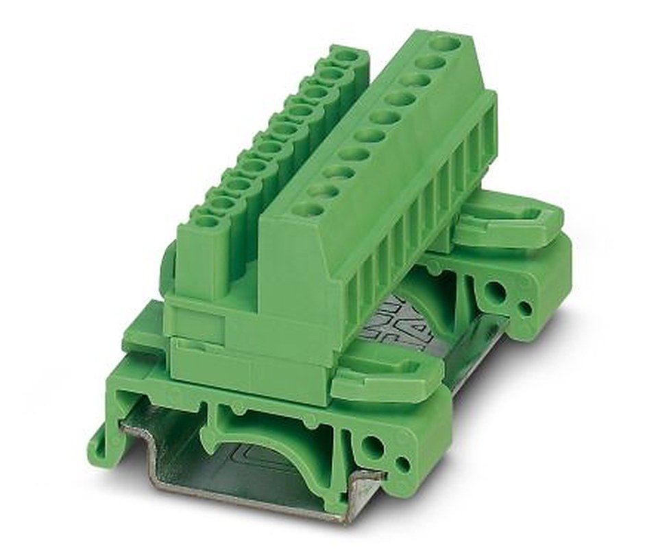 Phoenix Contact UMSTBVK 2.5/16-ST-5.08 Series PCB Terminal Block, 16-Contact, 5.08 mm Pitch, 1 Row, 1833959