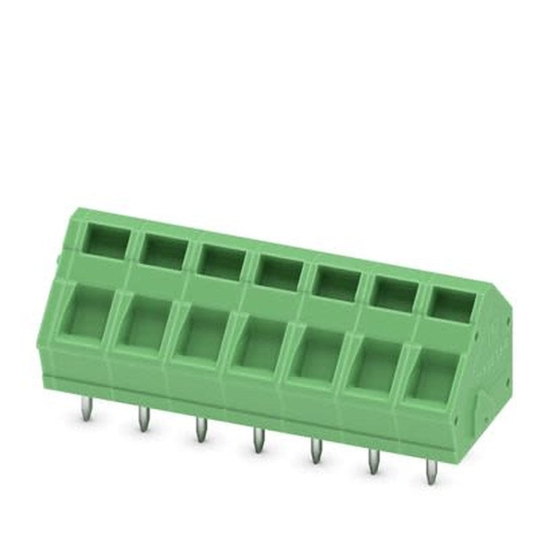 Phoenix Contact ZFKDSA 1 Series PCB Terminal Block, 7-Contact, 5 mm Pitch, Wave Soldering Mount, 1 Row