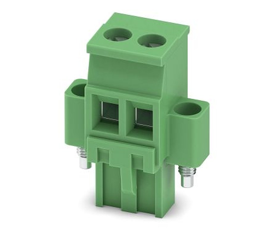 Phoenix Contact 5/2-STF, MVSTBR 2 Series Pluggable Terminal Block, 2-Contact, 5 mm Pitch, 1 Row, 1835478