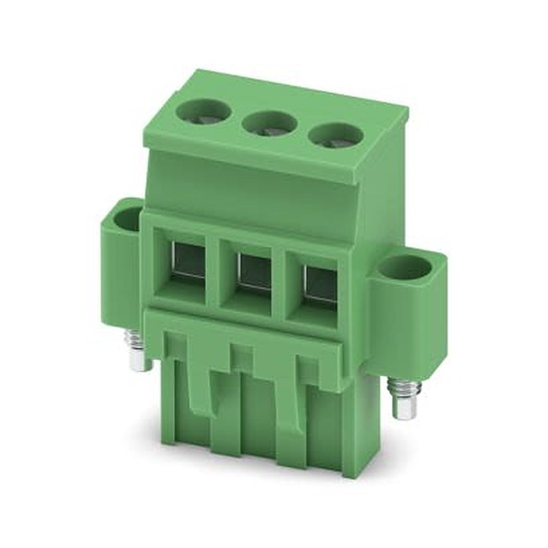 Phoenix Contact MVSTBR Series PCB Connector, 3-Contact, 5 mm Pitch, 1 Row Screw