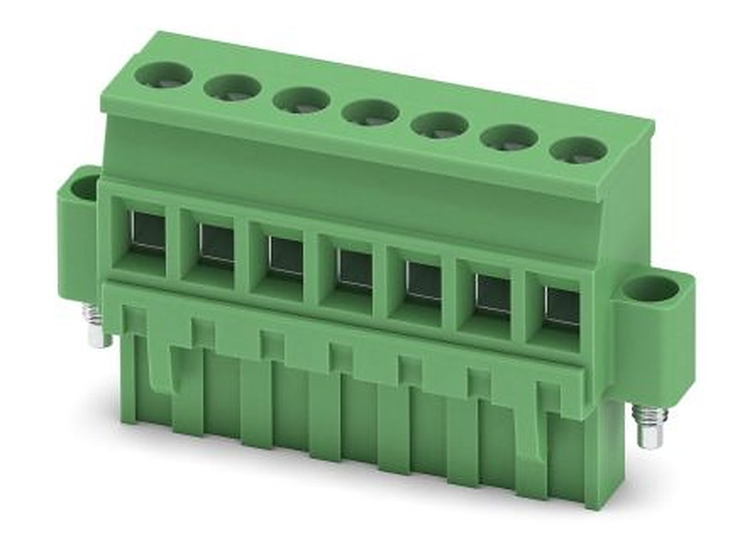 Phoenix Contact MVSTBR 2.5/7-STF Series PCB Terminal Block, 7-Contact, 5 mm Pitch, 1 Row, 1835520