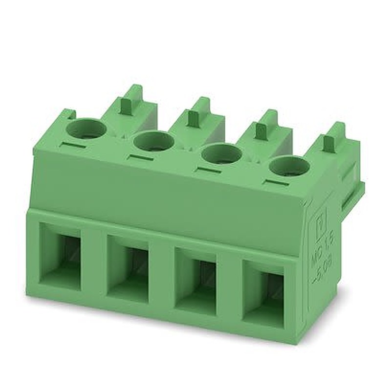 Phoenix Contact Pluggable Terminal Block, 4-Contact, 5.08 mm Pitch, 1 Row, 1836095