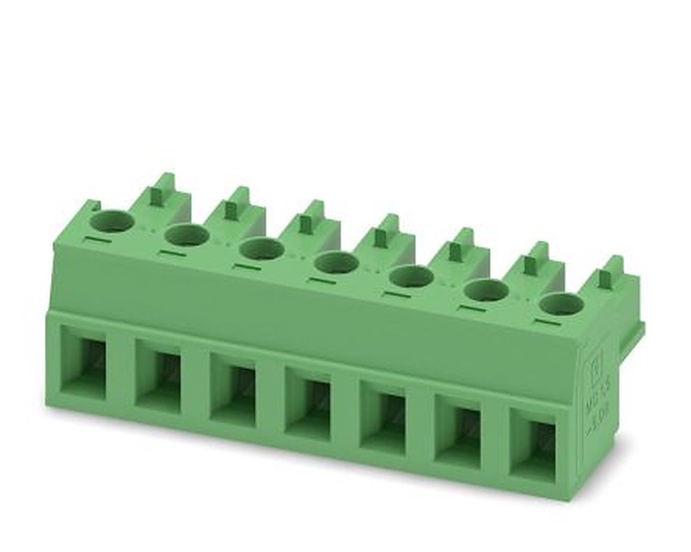 Phoenix Contact MC 1.5/7-ST-5.08 Series Pluggable Terminal Block, 7-Contact, 5.08 mm Pitch, 1 Row, 1836121