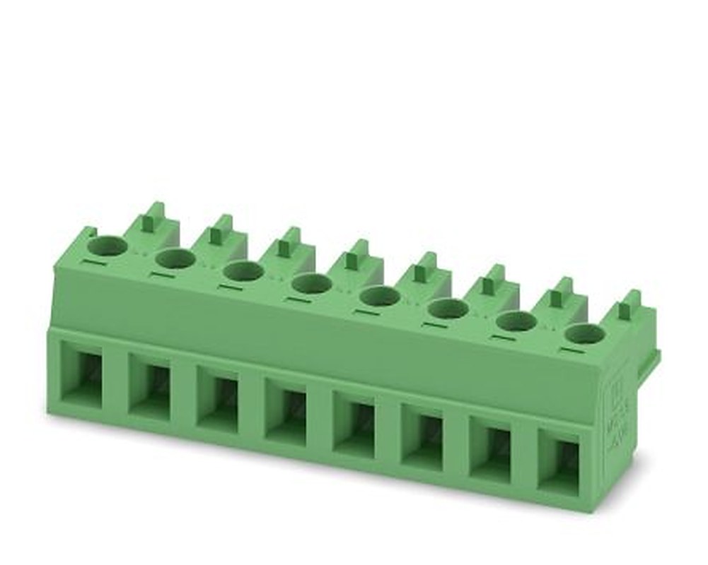 Phoenix Contact MC 1.5/8-ST-5.08 Series Pluggable Terminal Block, 8-Contact, 5.08 mm Pitch, 1 Row, 1836134