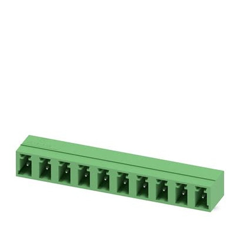 Phoenix Contact MC Series Straight Wave Soldering Mount PCB Header, 10 Contact(s), 5.08 mm Pitch, 1 Row, Shrouded