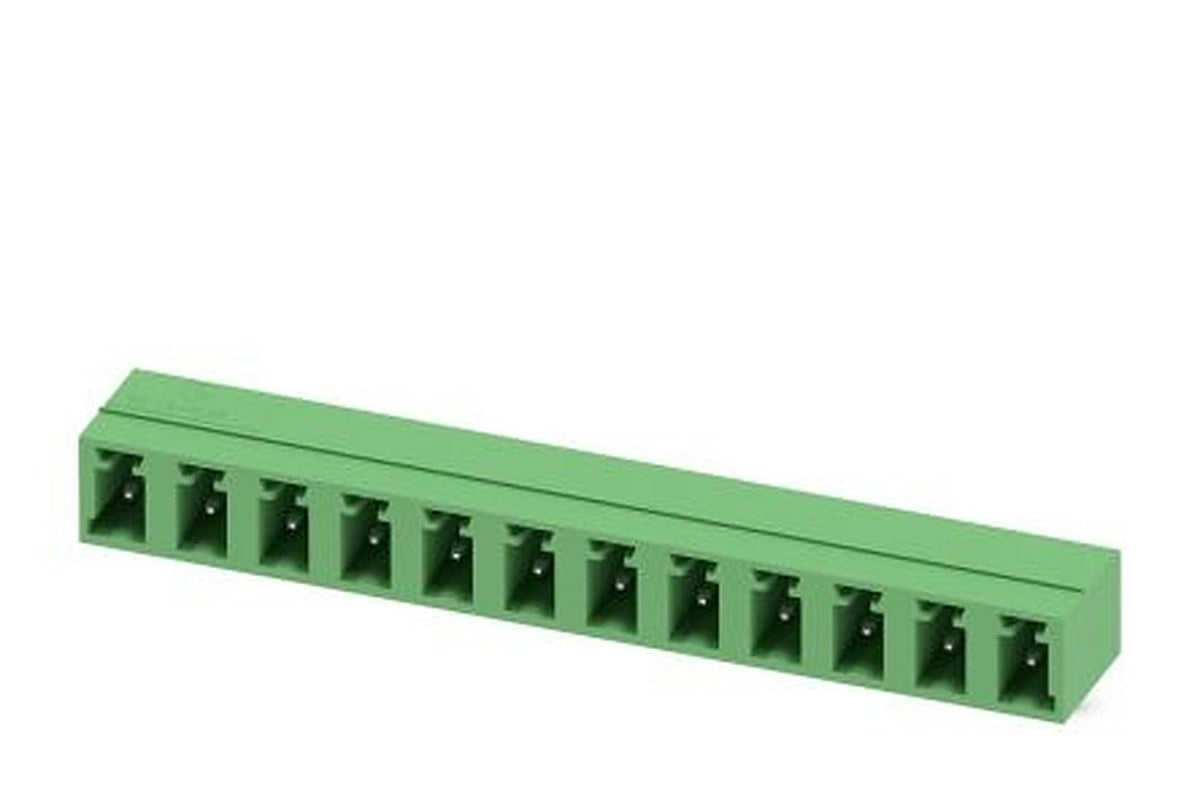 Phoenix Contact MC 1.5/12-G-5.08 Series Right Angle Pluggable Terminal Block, 12 Contact(s), 5.08 mm Pitch, 1 Row