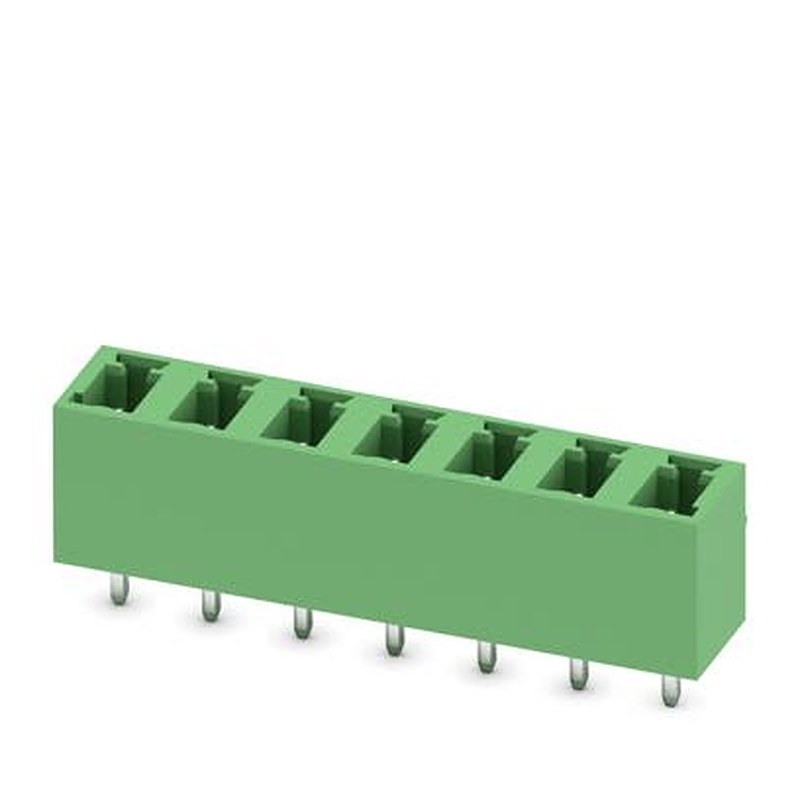Phoenix Contact MCV Series Straight Wave Soldering Mount PCB Header, 7 Contact(s), 5.08 mm Pitch, 1 Row, Shrouded