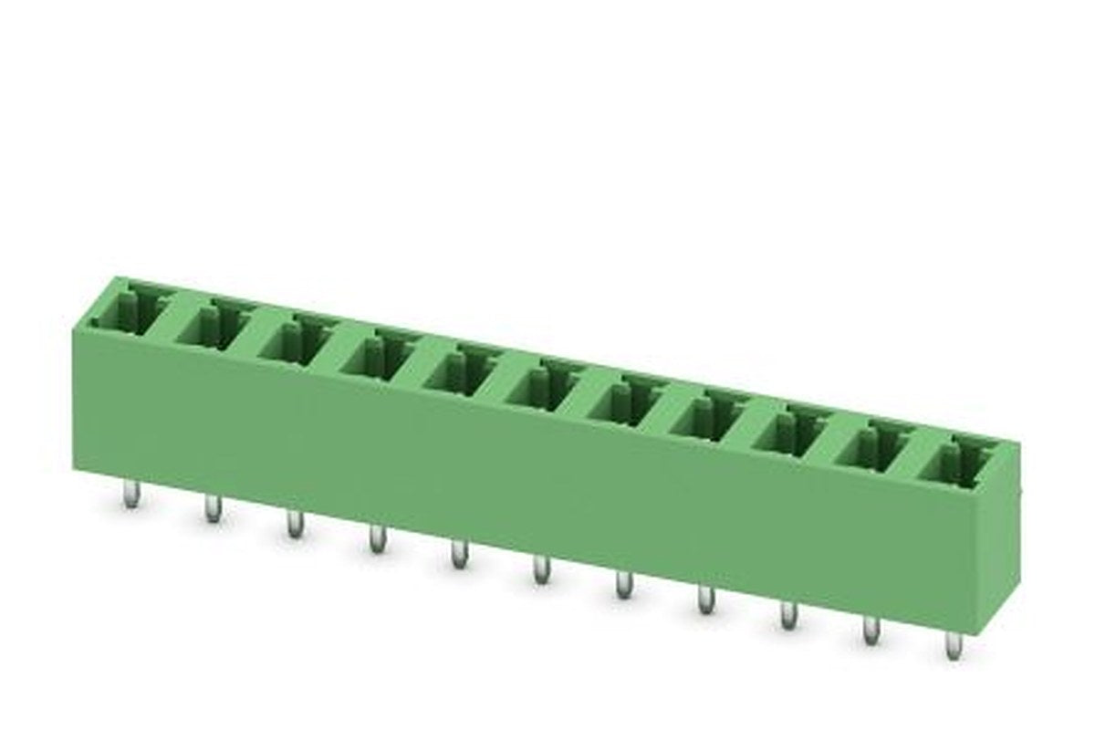 Phoenix Contact MCV 1.5/11-G-5.08 Series Pluggable Terminal Block, 11-Contact, 5.08 mm Pitch, 1 Row, 1836383