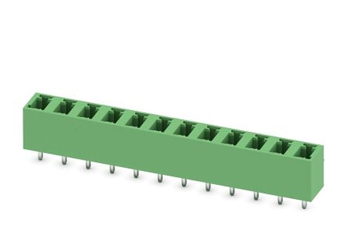 Phoenix Contact MCV 1.5/12-G-5.08 Series Pluggable Terminal Block, 12 Contact(s), 5.08 mm Pitch, 1 Row