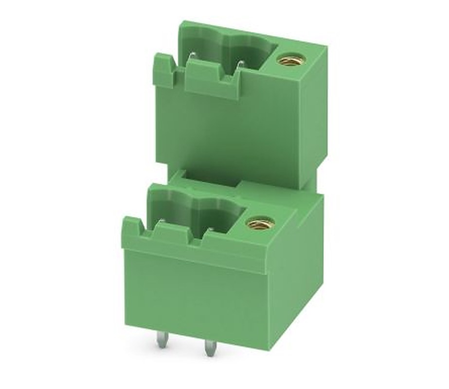 Phoenix Contact MDSTBV 2.5/ 2-GFL-5.08 Series Pluggable Terminal Block, 2 Contact(s), 5.08 mm Pitch, 2 Row
