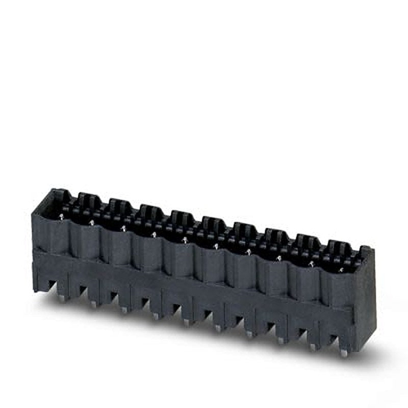 Phoenix Contact CCVA Series Straight Wave Soldering Mount PCB Header, 1 Contact(s), 5 mm Pitch, 1 Row, Shrouded