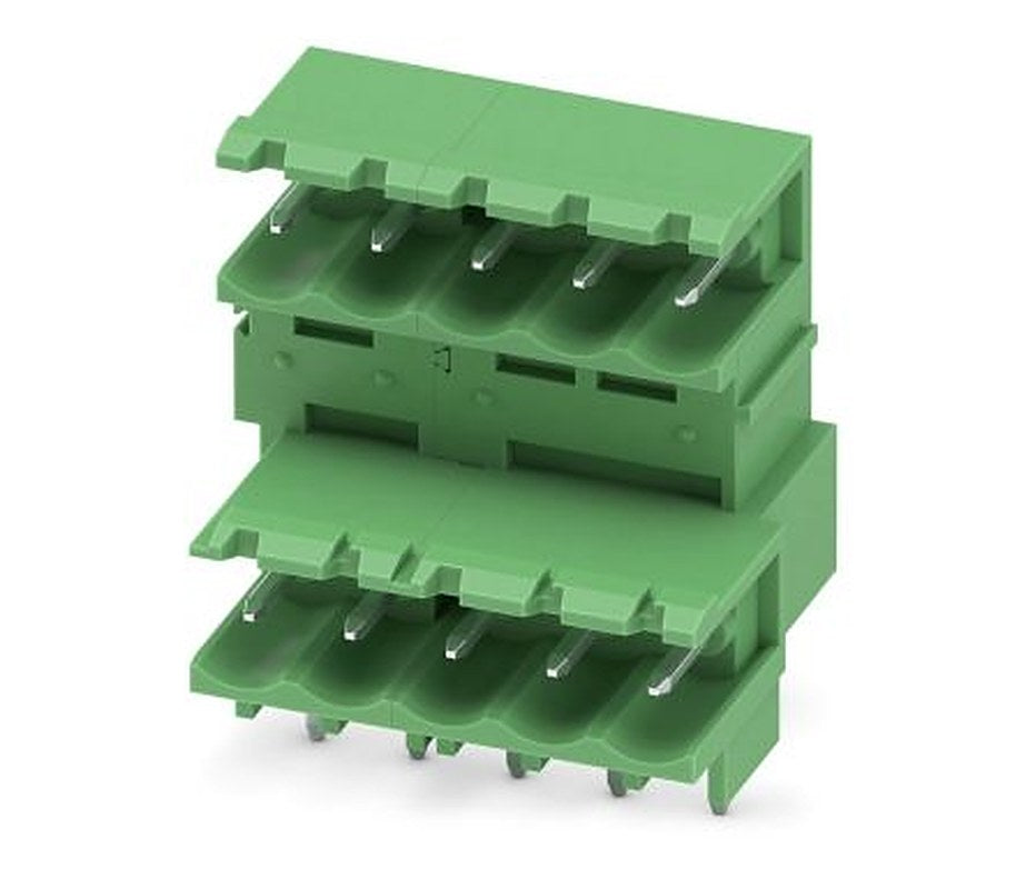 Phoenix Contact MDSTBW 2.5/ 5-G-5.08 Series Pluggable Terminal Block, 5-Contact, 5.08 mm Pitch, 2 Row, 1840010
