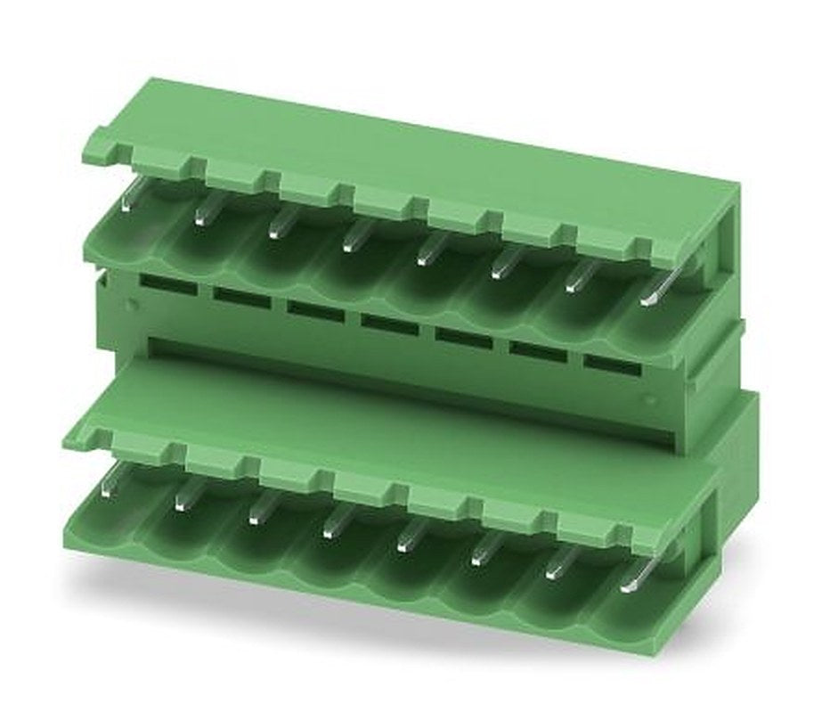 Phoenix Contact MDSTB 2.5/ 8-G-5.08 Series Pluggable Terminal Block, 8 Contact(s), 5.08 mm Pitch, 2 Row