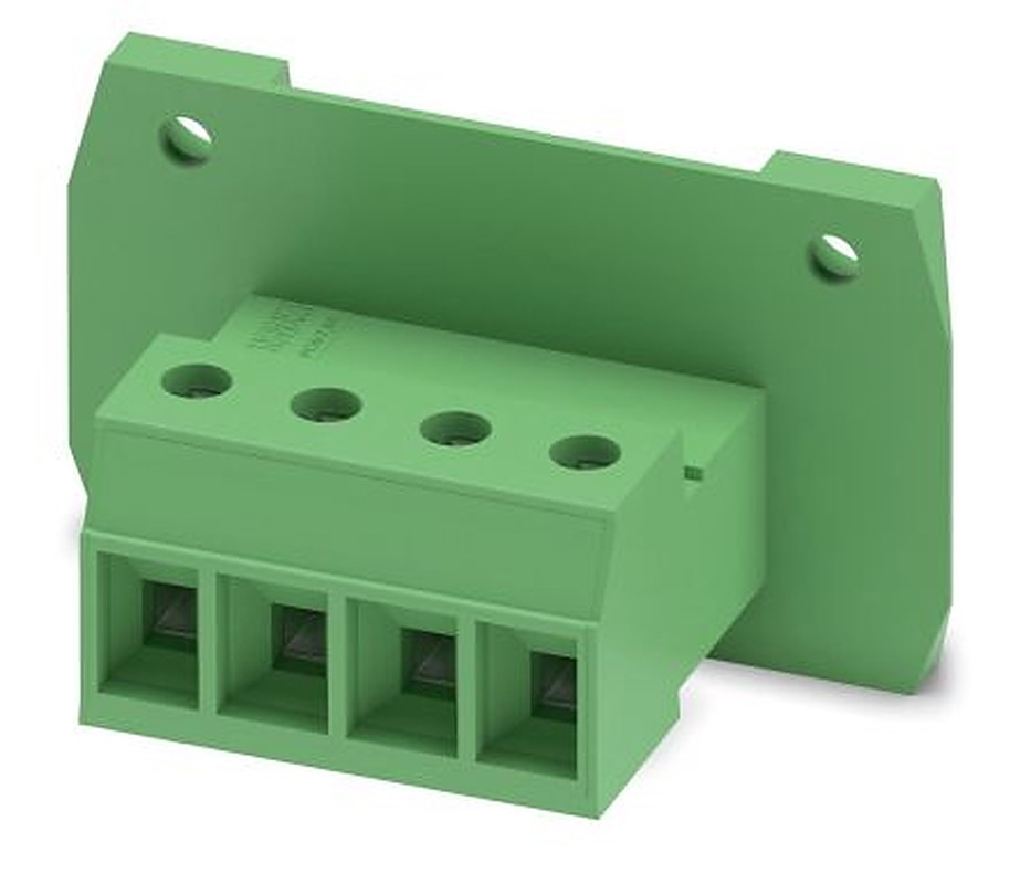 Phoenix Contact DFK-PC 4/4-GF-7.62 Series Pluggable Terminal Block, 4-Contact, 7.62 mm Pitch, 1 Row
