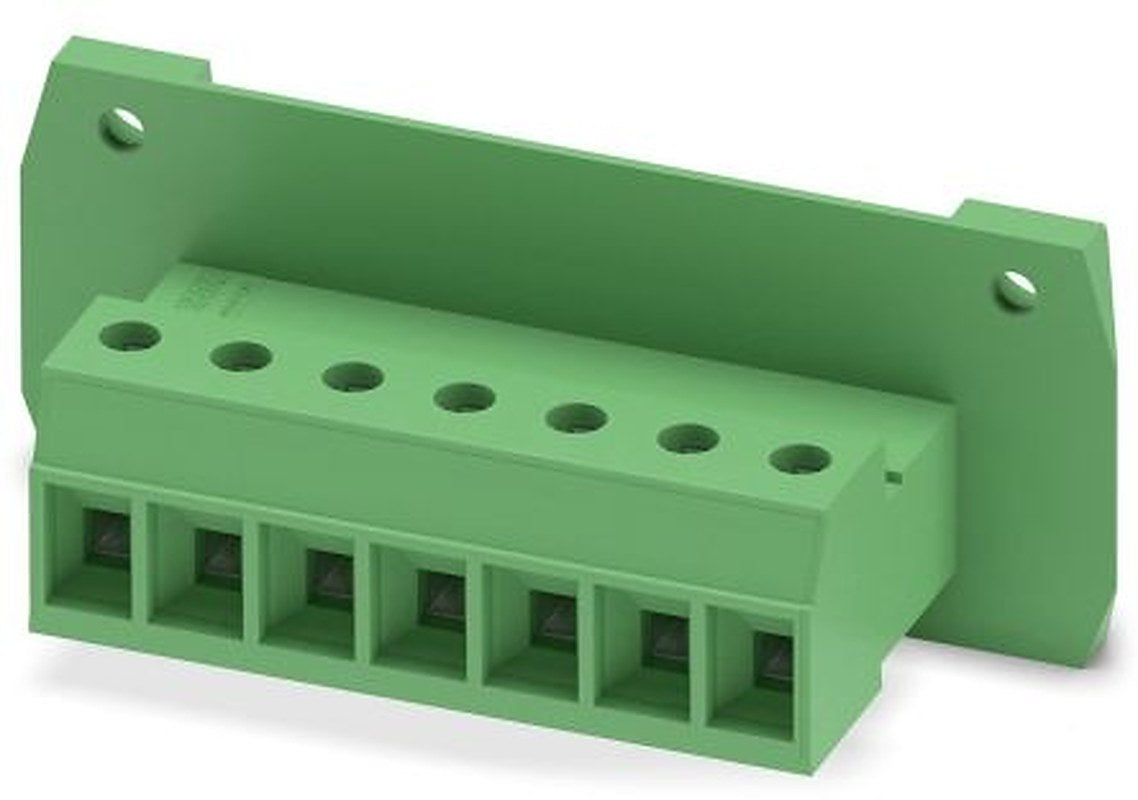 Phoenix Contact DFK-PC 4/7-GF-7.62 Series Straight Feed Through PCB Socket, 7 Contact(s), 7.62 mm Pitch, 1 Row