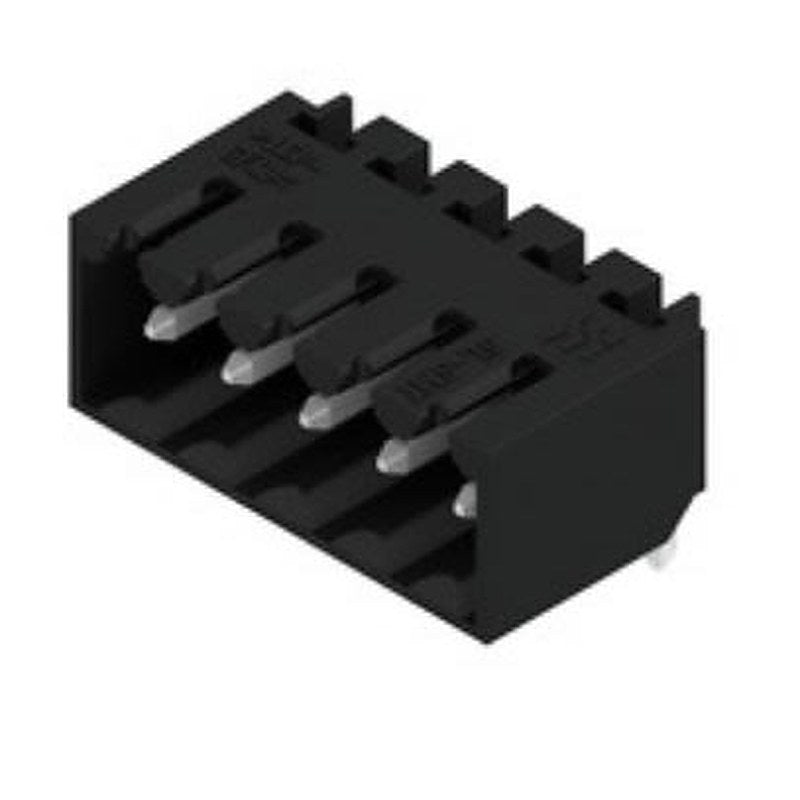 Weidmüller, OMNIMATE Signal Male PCB Header, 3.5 mm Pitch, 5 Way, 1 Row 135°