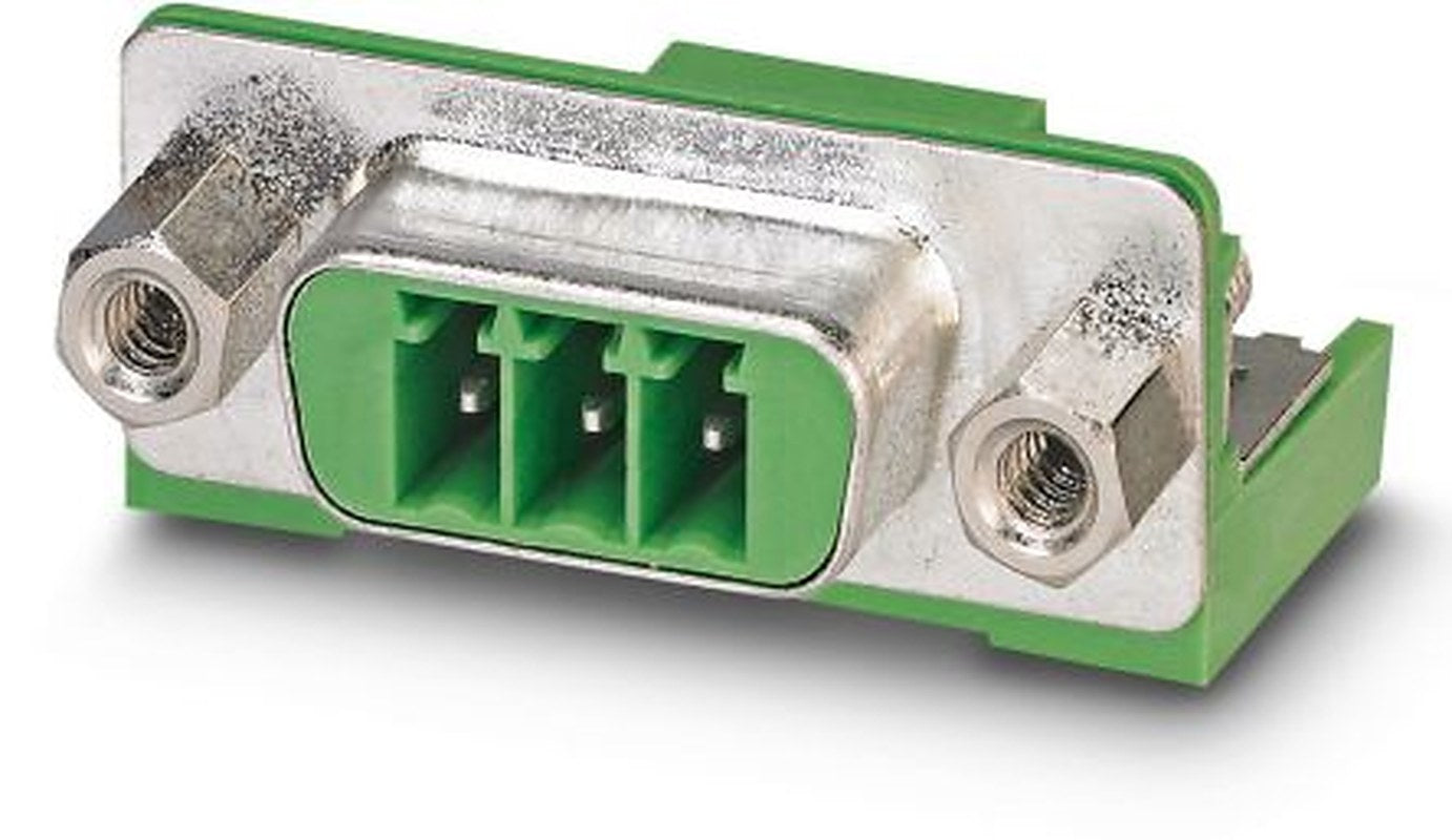 Phoenix Contact 1841 3 Way Straight 3.5 mm Pitch Through Hole D-Sub Connector Male