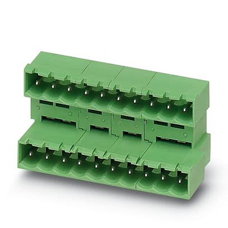 Phoenix Contact MDSTBA Series Straight Wave Soldering Mount PCB Header, 14 Contact(s), 5.08 mm Pitch, 2 Row, Shrouded