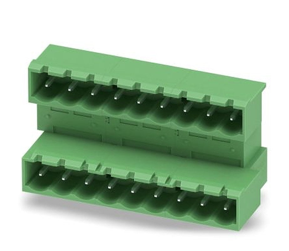 Phoenix Contact MDSTBA 2.5/ 9-G-5.08 Series Pluggable Terminal Block, 9 Contact(s), 5.08 mm Pitch, 2 Row