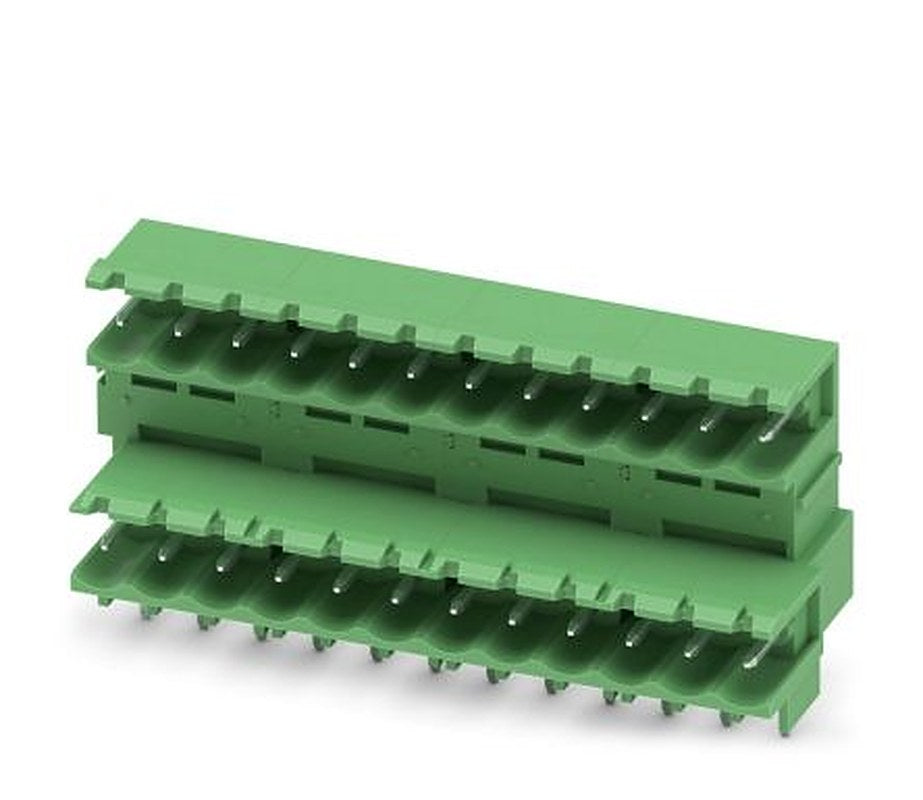 Phoenix Contact MDSTBW 2.5/12-G-5.08 Series Pluggable Terminal Block, 12 Contact(s), 5.08 mm Pitch, 2 Row