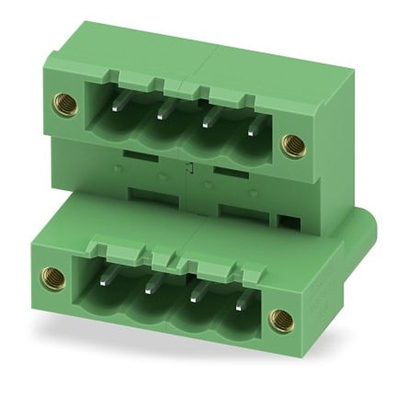 Phoenix Contact MDSTB 2.5/ 4-GF-5.08 Series Pluggable Terminal Block, 4 Contact(s), 5.08 mm Pitch, 2 Row