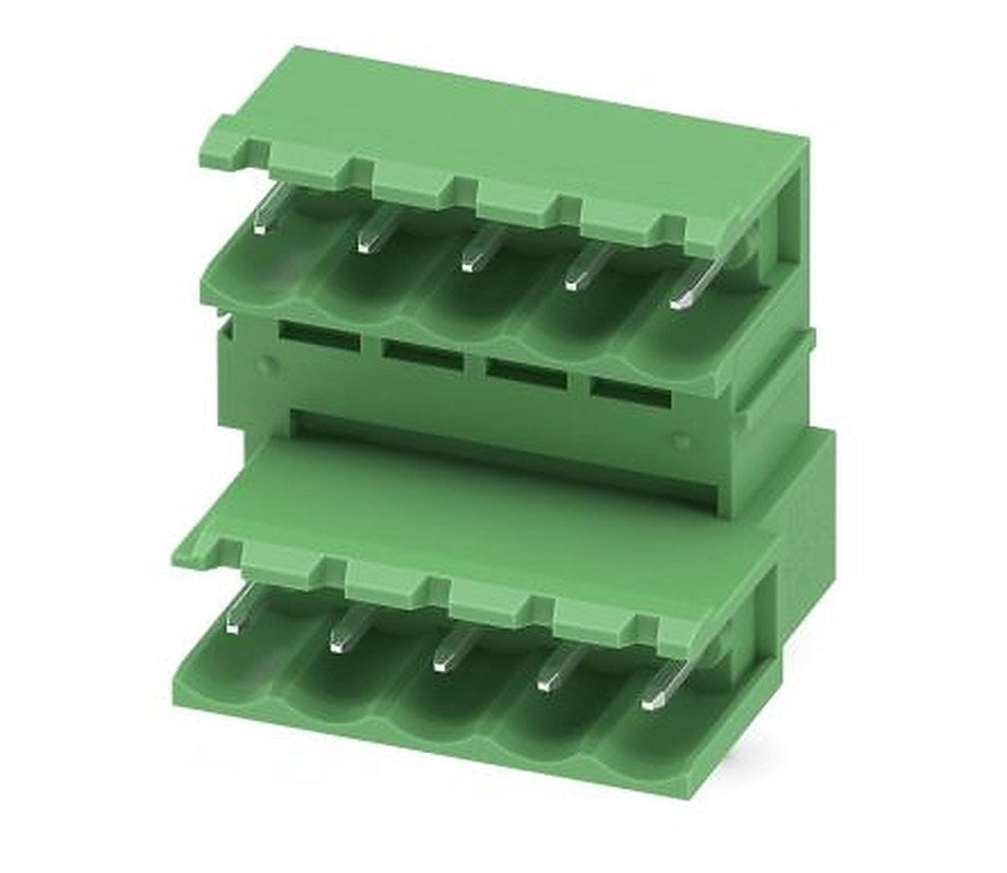 Phoenix Contact MDSTB 2.5/ 5-G-5.08 Series Pluggable Terminal Block, 5 Contact(s), 5.08 mm Pitch, 2 Row