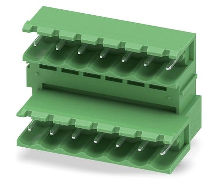 Phoenix Contact MDSTB 2.5/ 7-G-5.08 Series Pluggable Terminal Block, 7 Contact(s), 5.08 mm Pitch, 2 Row