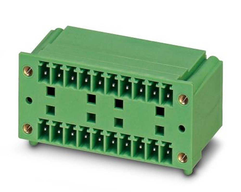 Phoenix Contact MCD 1.5/ 5-G1F-3.81 Series Pluggable Terminal Block, 5 Contact(s), 3.81 mm Pitch, 2 Row