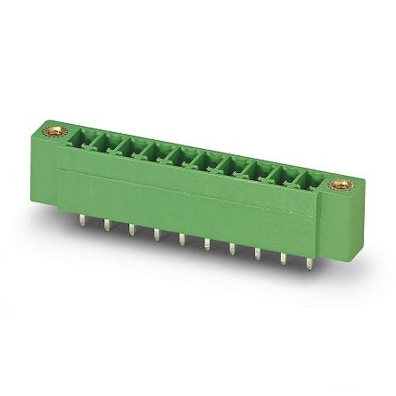 Phoenix Contact MCV Series Straight Wave Soldering Mount PCB Header, 14 Contact(s), 3.5 mm Pitch, 1 Row