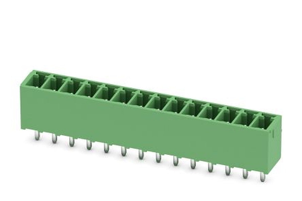 Phoenix Contact MCV 1.5/14-G-3.5 Series Pluggable Terminal Block, 14 Contact(s), 3.5 mm Pitch, 1 Row
