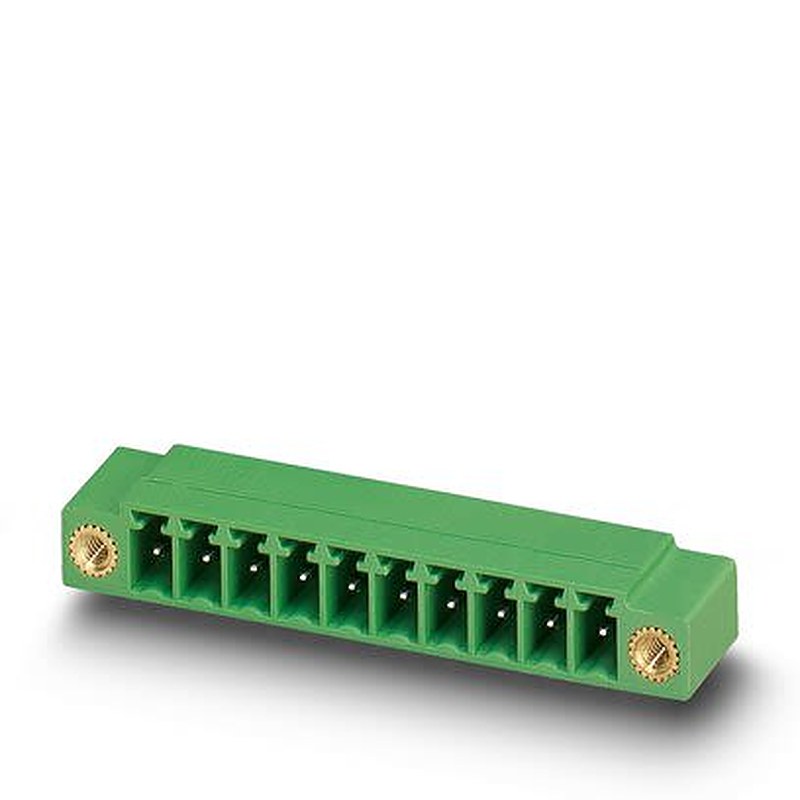 Phoenix Contact 5, 5/ 4-GF-3, MC 1 Series Straight Solder PCB Header, 4 Contact(s), 3.5 mm Pitch, 1 Row, Shrouded