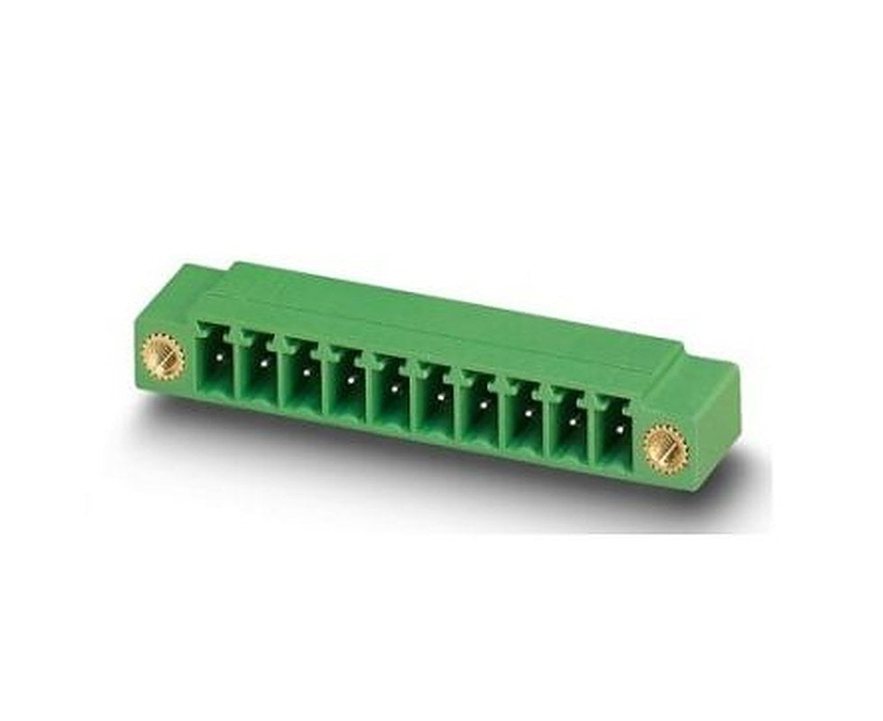 Phoenix Contact MC Series Straight Wave Soldering Mount PCB Header, 10 Contact(s), 3.5 mm Pitch, 1 Row