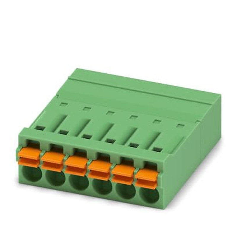 Phoenix Contact PCB Terminal Block, 6-Contact, 3.5 mm Pitch, 1 Row