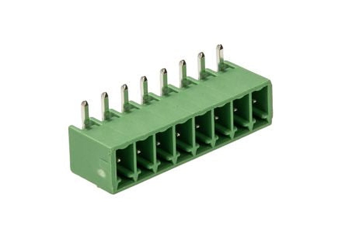 Phoenix Contact MC 1.5/ 8-G-3.5 Series Pluggable Terminal Block, 8-Contact, 3.5 mm Pitch, 1 Row, 1844278