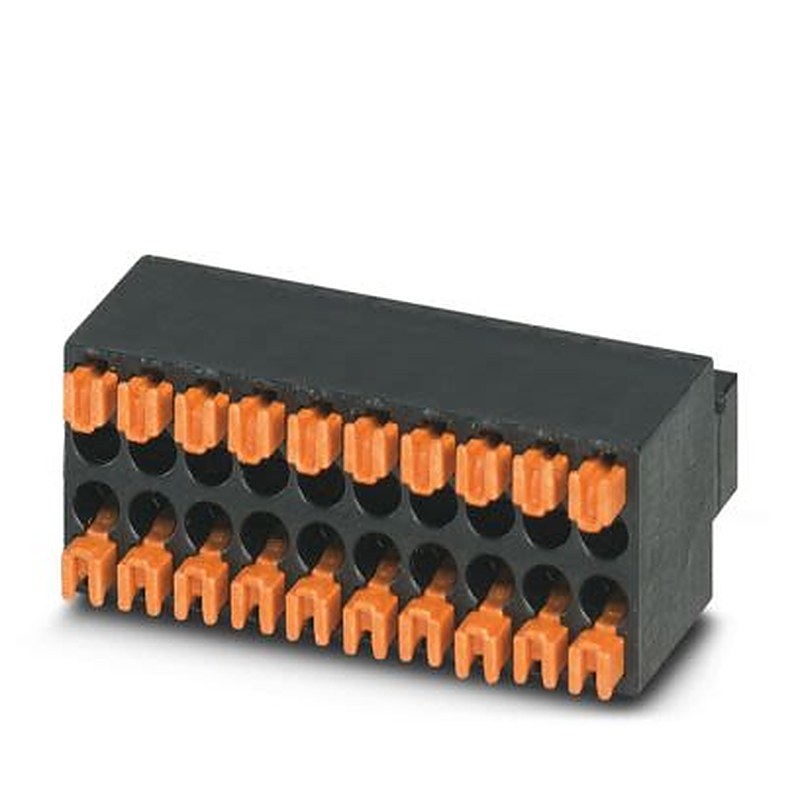 Phoenix Contact 1844662 Series PCB Terminal Block, 11-Contact, 2.54 mm Pitch, 2 Row