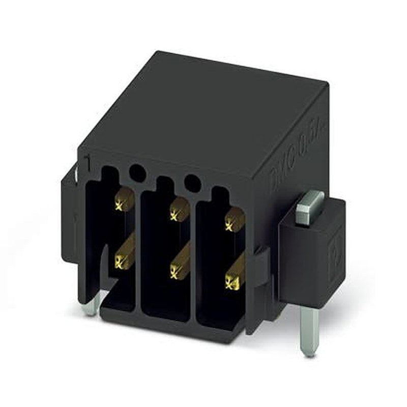 Phoenix Contact DMC 0 Series Wave Soldering Mount PCB Header, 4 Contact(s), 2.54 mm Pitch, 2 Row, Shrouded