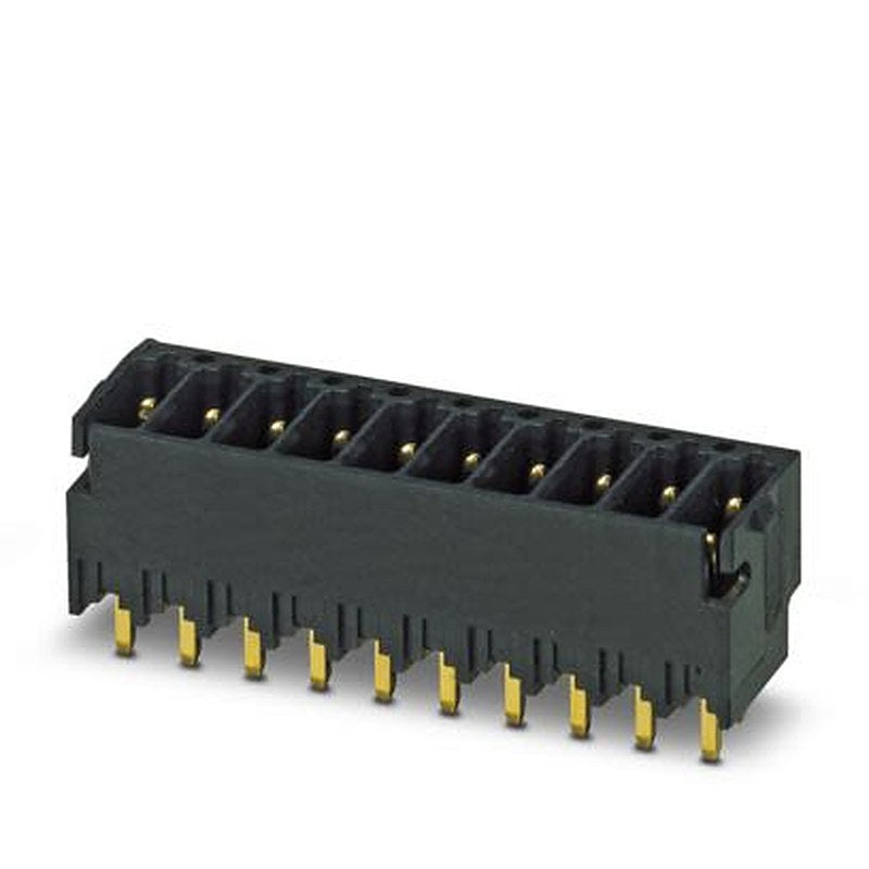 Phoenix Contact DMCV Series Wave Soldering Mount PCB Header, 20 Contact(s), 2.54 mm Pitch, 2 Row, Shrouded
