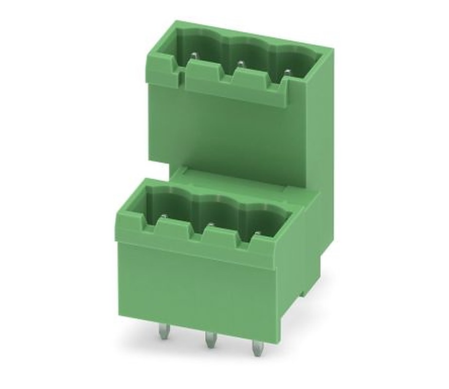 Phoenix Contact MDSTBVA 2.5/ 3-G-5.08 Series Pluggable Terminal Block, 3 Contact(s), 5.08 mm Pitch, 2 Row