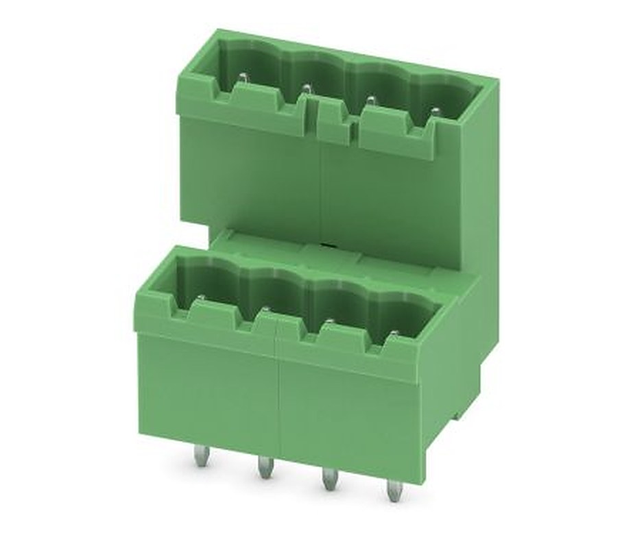 Phoenix Contact MDSTBVA 2.5/ 4-G-5.08 Series Pluggable Terminal Block, 4 Contact(s), 5.08 mm Pitch, 2 Row