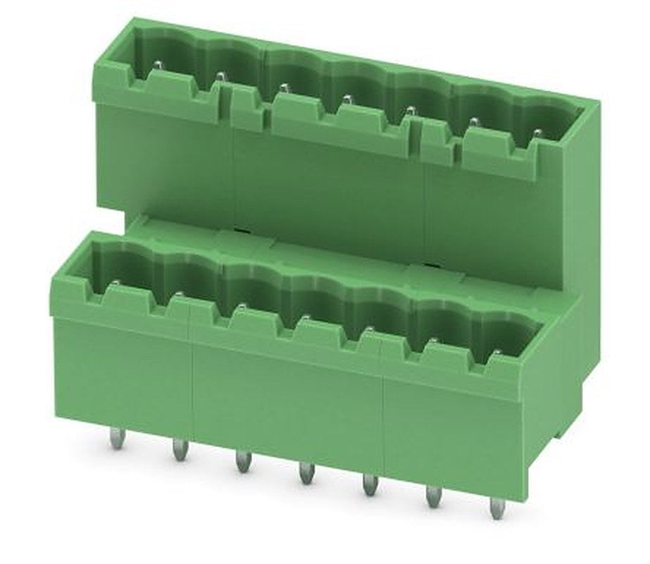 Phoenix Contact MDSTBVA 2.5/ 7-G-5.08 Series Pluggable Terminal Block, 7-Contact, 5.08 mm Pitch, 2 Row, 1845387