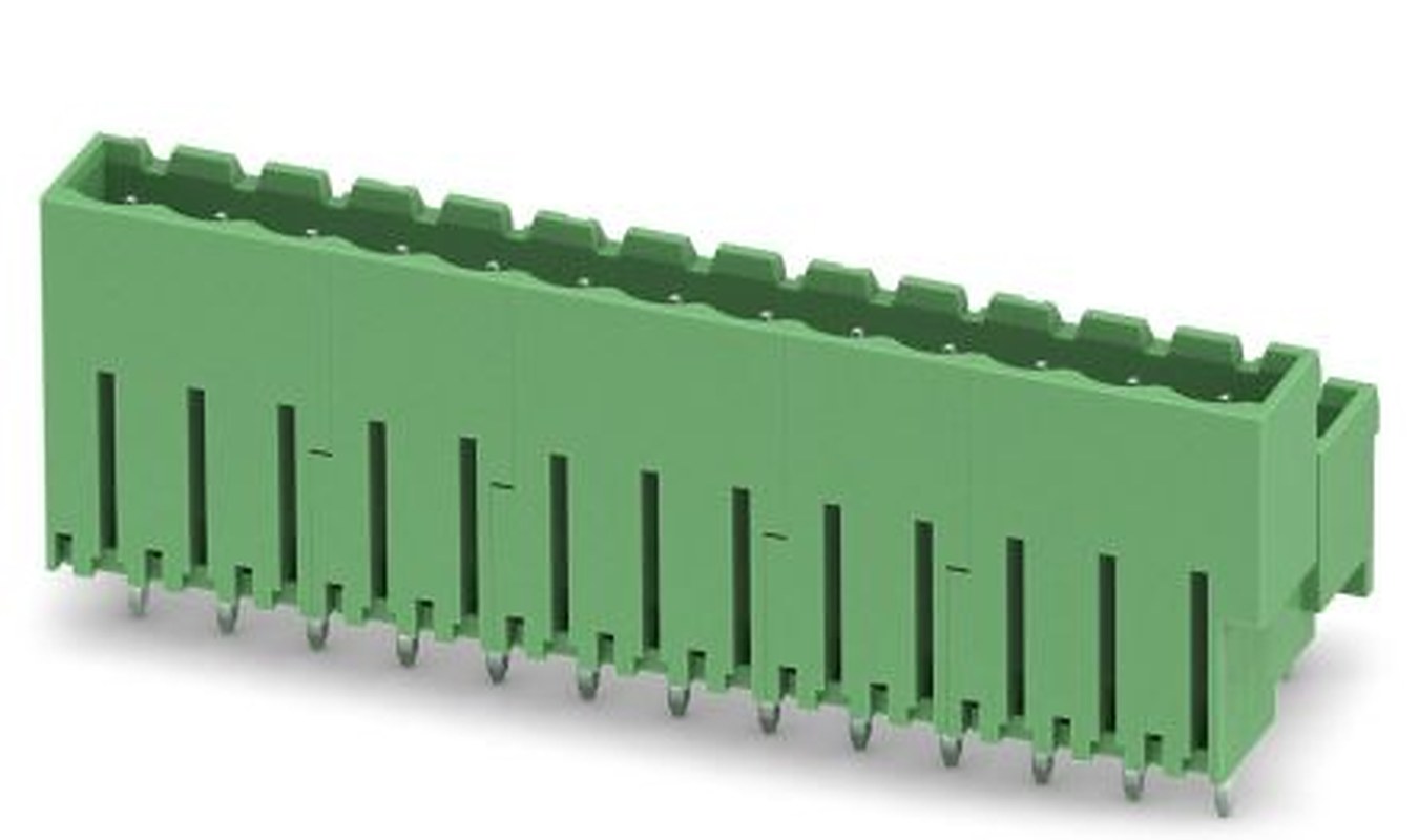 Phoenix Contact MDSTBVA 2.5/10-G-5.08 Series Pluggable Terminal Block, 10-Contact, 5.08 mm Pitch, 2 Row, 1845413