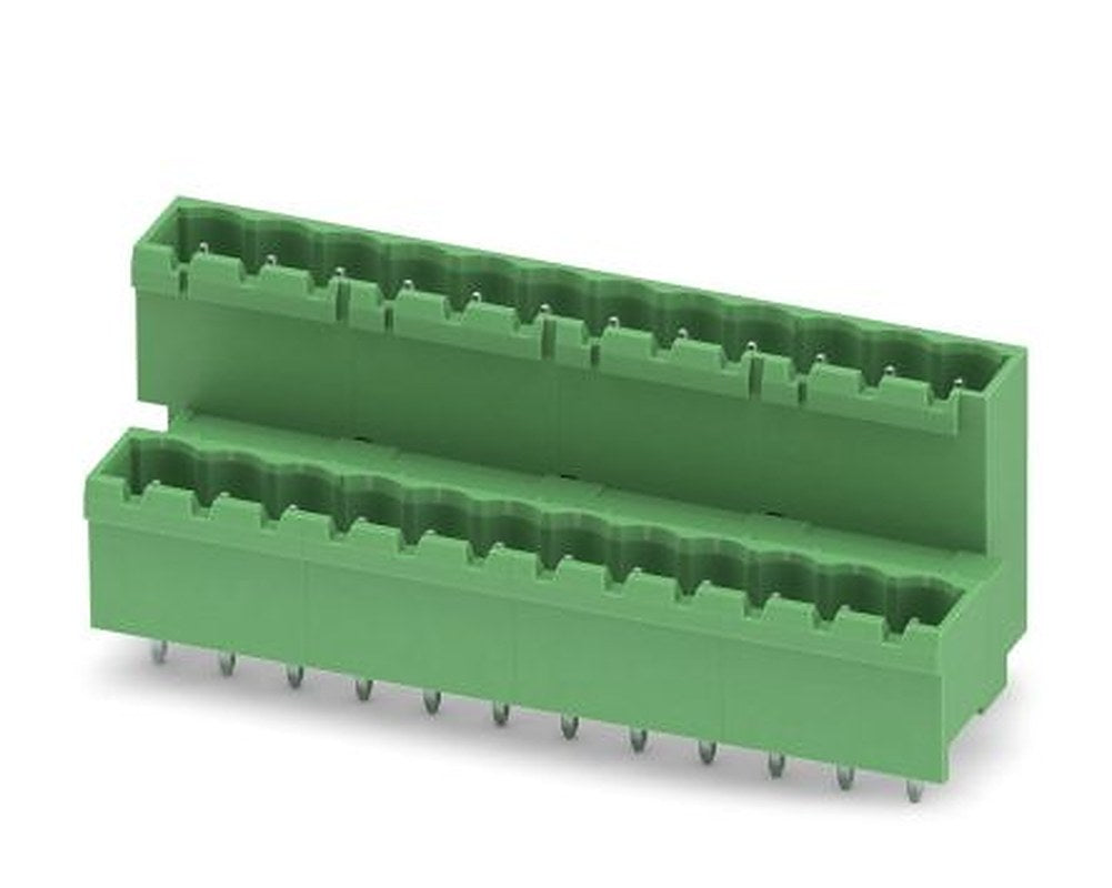 Phoenix Contact MDSTBVA 2.5/12-G-5.08 Series Pluggable Terminal Block, 12 Contact(s), 5.08 mm Pitch, 2 Row