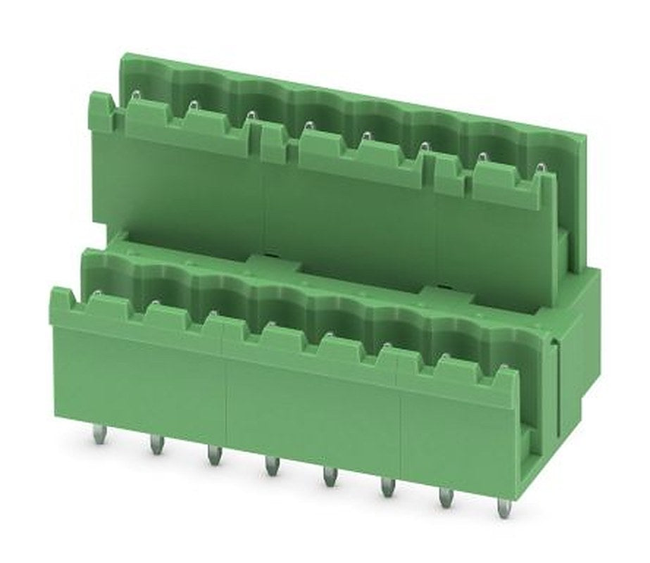 Phoenix Contact MDSTBV 2.5/ 8-G-5.08 Series Pluggable Terminal Block, 8-Contact, 5.08 mm Pitch, 2 Row, 1845549