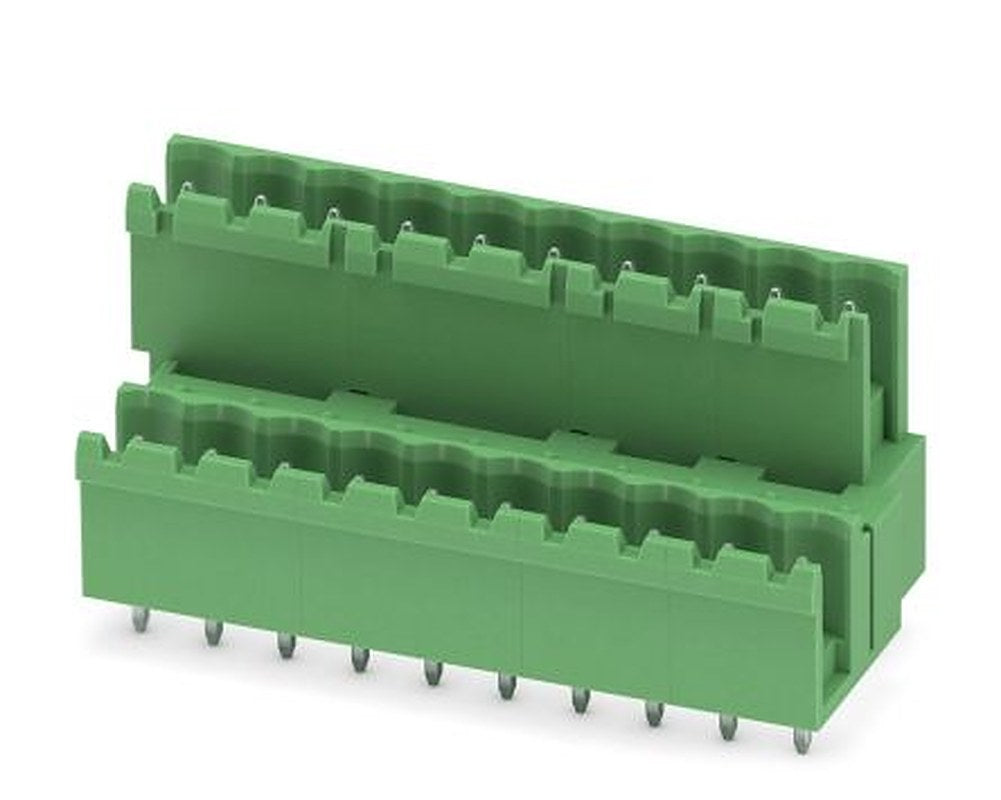 Phoenix Contact MDSTBV 2.5/10-G-5.08 Series Pluggable Terminal Block, 10-Contact, 5.08 mm Pitch, 2 Row, 1845565