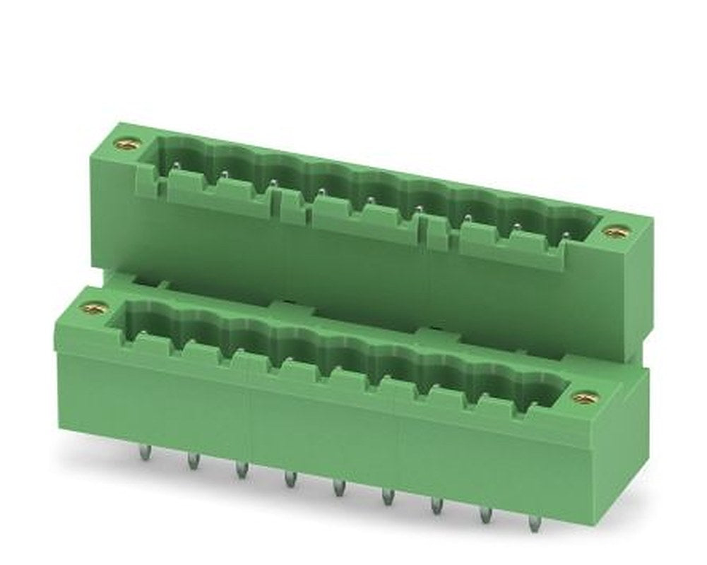 Phoenix Contact MDSTBV 2.5/ 9-GF-5.08 Series Pluggable Terminal Block, 9 Contact(s), 5.08 mm Pitch, 2 Row