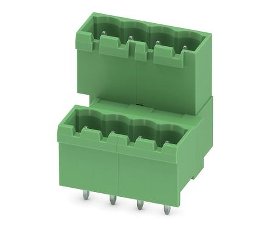 Phoenix Contact MDSTBVA 2.5/ 4-G Series Pluggable Terminal Block, 4 Contact(s), 5 mm Pitch, 2 Row