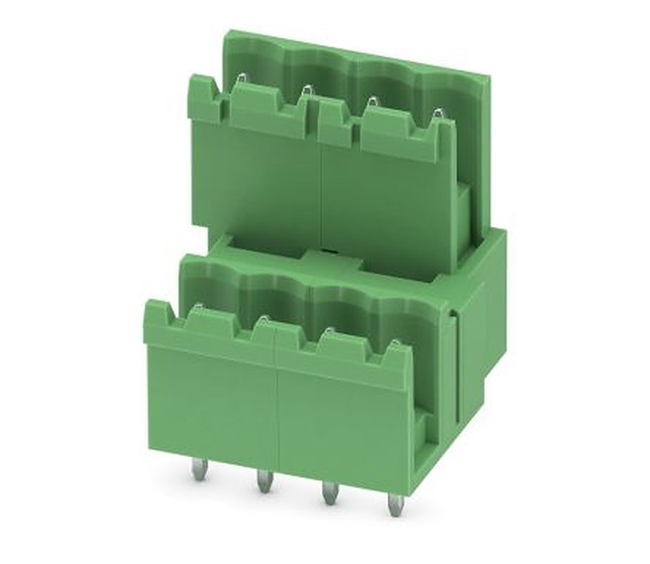 Phoenix Contact MDSTBV 2.5/ 4-G Series Pluggable Terminal Block, 4-Contact, 5 mm Pitch, 2 Row, 1845950