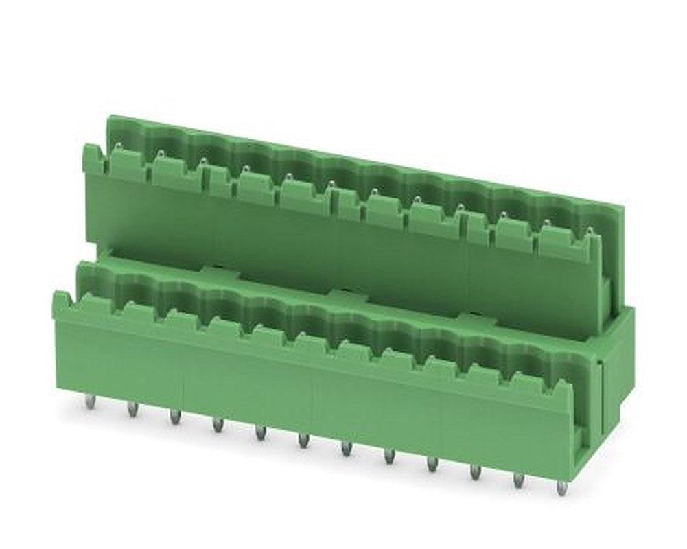 Phoenix Contact MDSTBV 2.5/12-G Series Pluggable Terminal Block, 12-Contact, 5 mm Pitch, 2 Row, 1846030