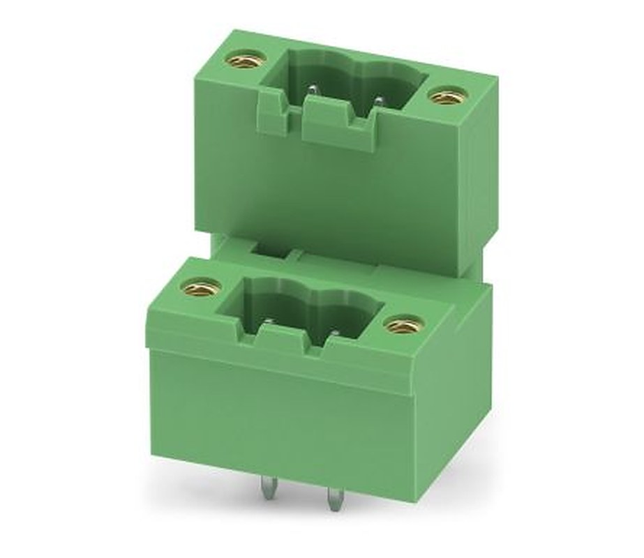 Phoenix Contact MDSTBV 2.5/ 2-GF Series Pluggable Terminal Block, 2-Contact, 5 mm Pitch, 2 Row, 1846085
