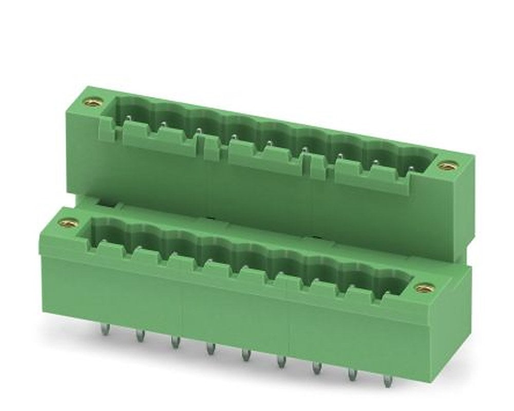 Phoenix Contact MDSTBV 2.5/ 9-GF Series Pluggable Terminal Block, 9 Contact(s), 5 mm Pitch, 2 Row